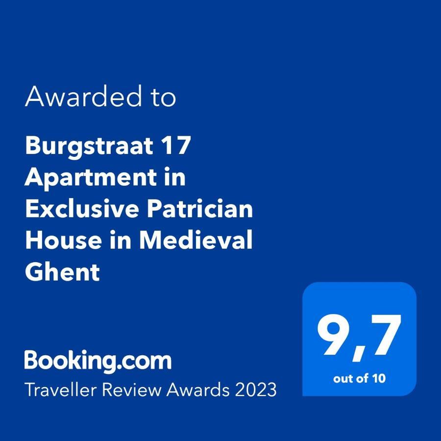 Burgstraat 17 Apartment In Exclusive Patrician House In Medieval Гент Екстериор снимка